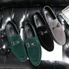 Shoes Autumn New Frosted Leather British Business Casual Leather Shoes Nightclub Hairstylist Lazy Doudou Shoes