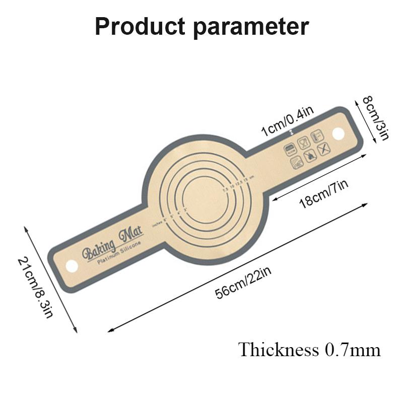 Opakovaně použitelný silikonový popruh na chléb pro pečení v holandském hrnci, pečicí podložka, dlouhá ucha, nepřilnavé vložky pro přenositelné těsto, cukrářské potřeby