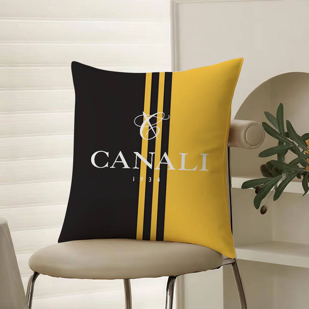 

Изысканный оригинальный дизайн Наволочка Canali-A Удобная диван-кровать Шёлковая элегантная Невидимая молния Декоративная наволочка 12x12Inch