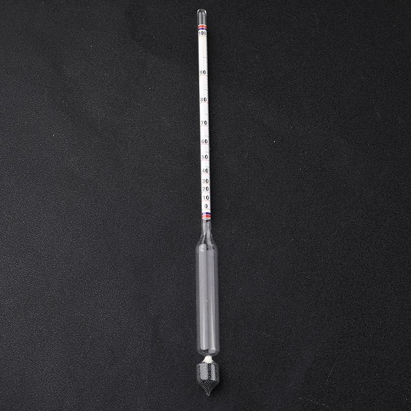 

0-100 градусов Стеклянный измеритель спирта для вина Измеритель концентрации вина Измеритель спирта для ликера Измерение фруктового вина и рисового вина