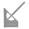 Woodworking Semi Circular Pointer Angle     Aluminum Alloy Carpenter Protractor 3D   Multifunctional Ruler
