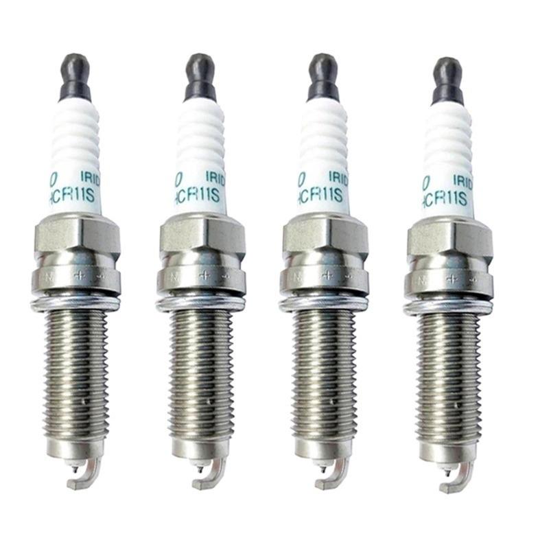 4PCS 12290-R40-A02 SXU22HCR11S Iridium Spark Plug For Honda Accord Civic MDX Acura 12290R40A02 SXU22HCR-11S 12290 R40 A02
