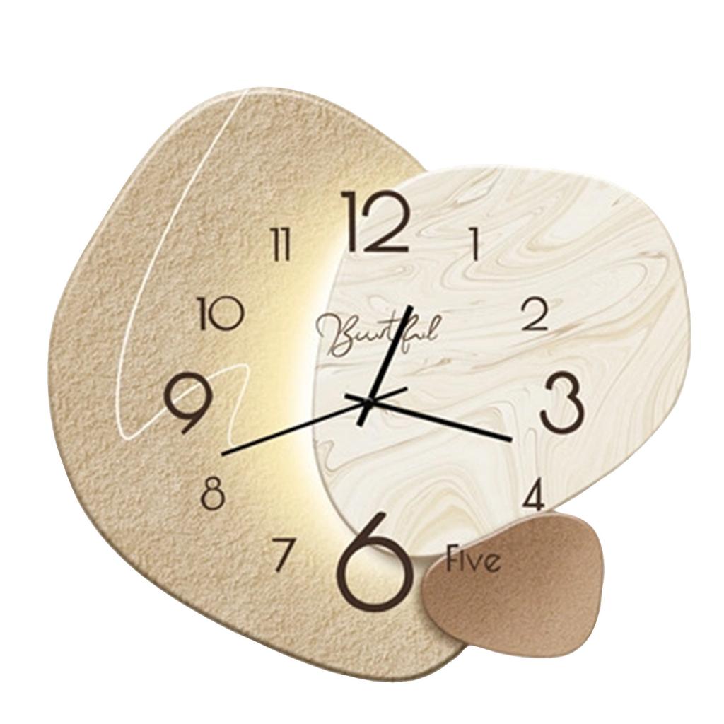 Modern And Stylish Wall Clock, Equipped With A Super Quiet Quartz Movement, Is Perfect For Decorating Your Living Room, Bedroom Or Coffee Shop.