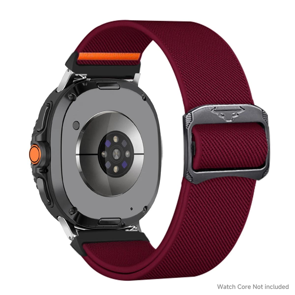 

Нейлоновые ремешки для Samsung Galaxy Watch 8 40/44 мм 8classic 46 мм Эластичный спортивный браслет для Galaxy Watch Ultra 2025 47 мм Watch 8 40mm 44mm
