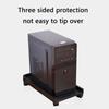 Carbon Fiber PC Case Holder Cart Mobile Adjustable Computer CPU Holder 20kg Weight Capacity
