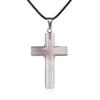1Pc Handmade Carved Cross Natural Stone Pendant Necklace For Women Men Healing Chakra Crystal Charms Choker Jewelry