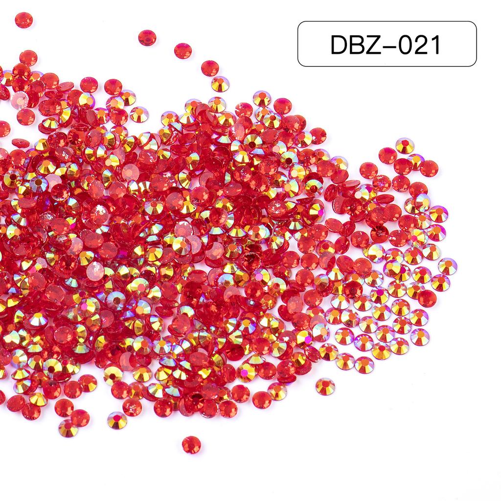 Transparent Symphony Violent Bear Resin Flat Bottom Sticker Diamond Glazed Beads Loose Beads Diy Material Pack Jewelry Accessories
