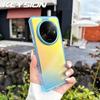 KEYSION Fashion Laser Gradient Colorful Phone Case for Xiaomi Redmi A3 A3X Soft TPU+PC Shockproof Back Cover for Xiaomi POCO C61