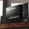 ATTACK SHARK Gaming Mouse Pad True Carbon Fiber Mouse Pad for Gaming Carbon Precision Reinforced Edge Cloth Comfortable Waterproof and Sweat