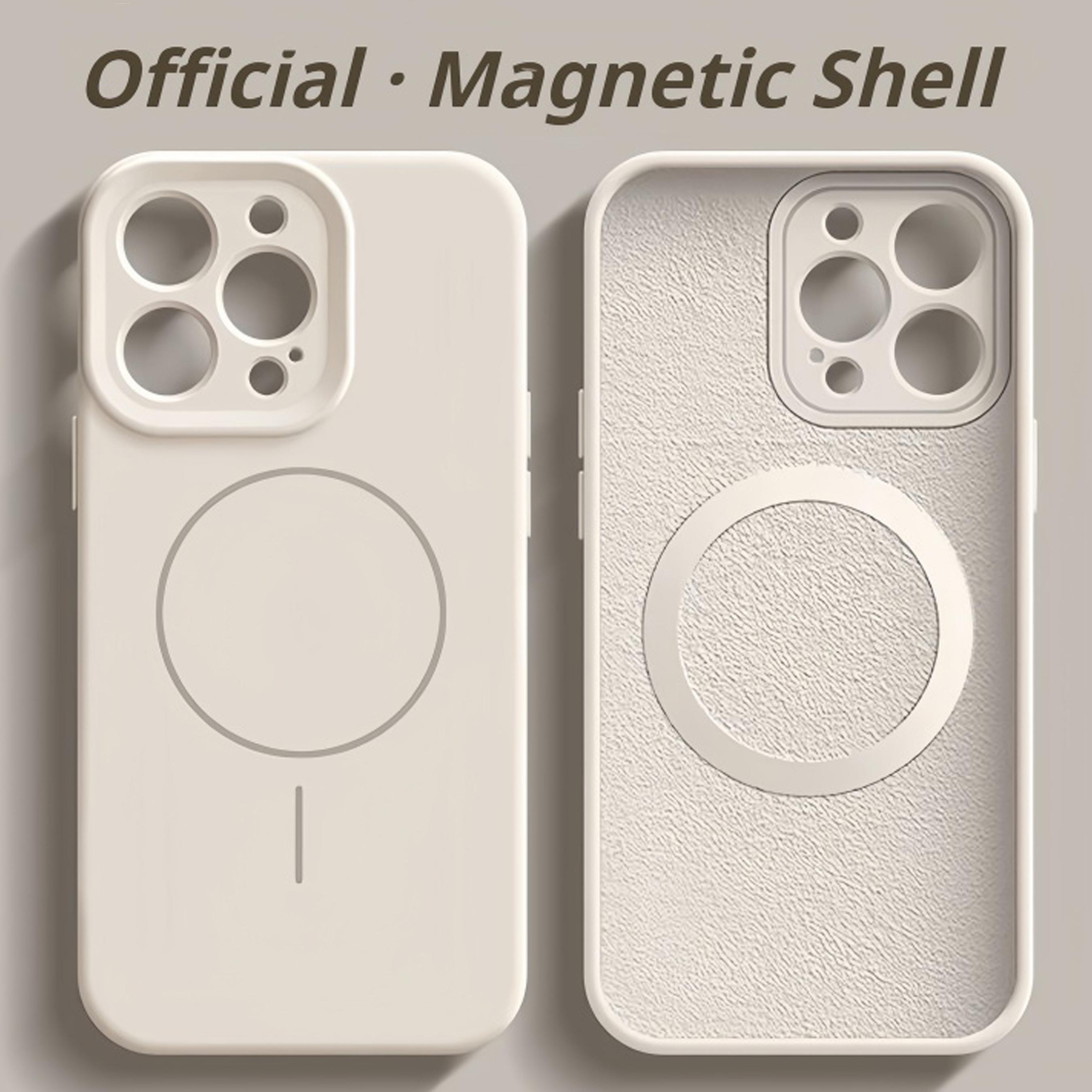 

Luxury Liquid Silicone For Magsafe Magnetic Wireless Charger Case For iPhone 16 15 14 Plus 13 12 Pro Max Shockproof Soft Cover For iPhone 16 Plus