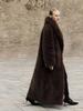Eco-friendly Women's Long Faux Fox Fur Coat