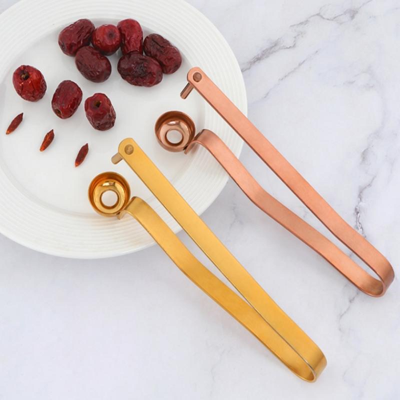 1Pcs Stainless Steel Jujube Cherry Pitter With Easy Core Removal Durable Build Perfect For Home Kitchen Baking Use