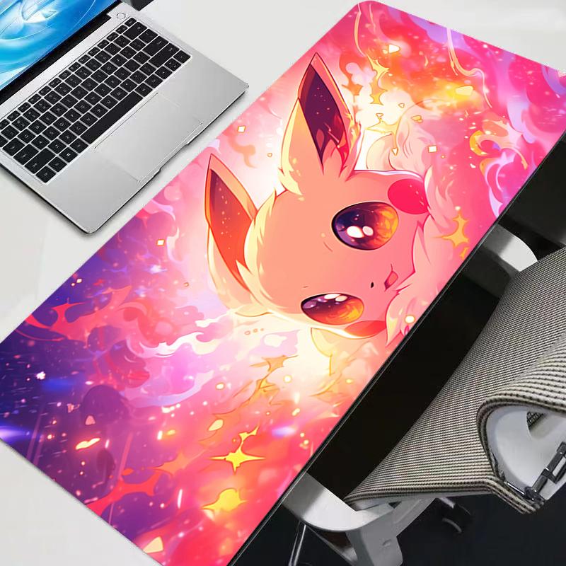 Mouse Pad Anime Carpe Large PC Pokemon Pikachu Jigglypuff Gamer Computer Mausepad Varmilo Keyboard Gaming Accessories Desk Mat
