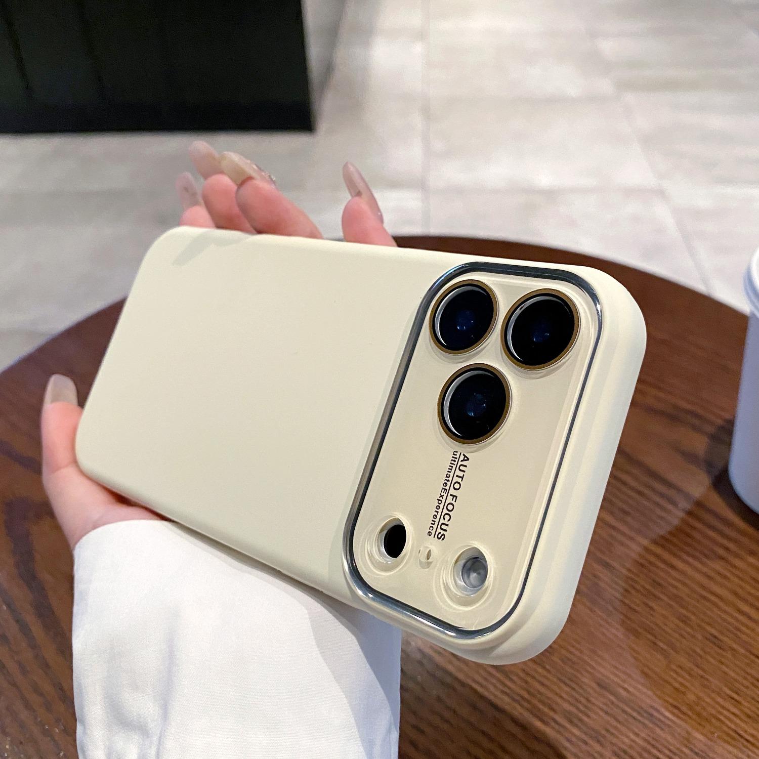 

Рідкий силіконовий скляний чохол із повним захистом камери для iPhone 17 16 15 14 13 12 17 Pro Max Ударостійкий м який чохол iPhone17 Pro