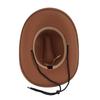 High-quality wool felt hat with windproof strap, stage hat, jazz hat, European and American festival carnival cowboy hat, knight's hat, trendy