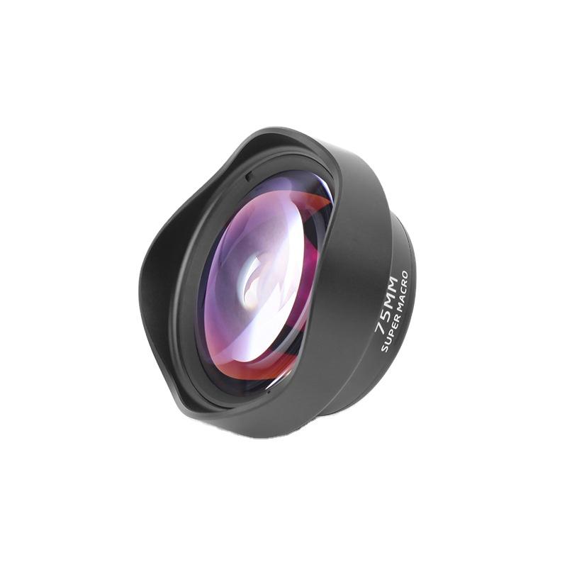 10X 75mm Telescope Phone Lens High Definition Zoom Lens Telephoto External 360 camera lens for Mobile Phone Bundle1