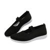 Large size casual and lightweight single shoes women's spring and autumn new breathable middle-aged mother shoes soft-soled mesh shoes