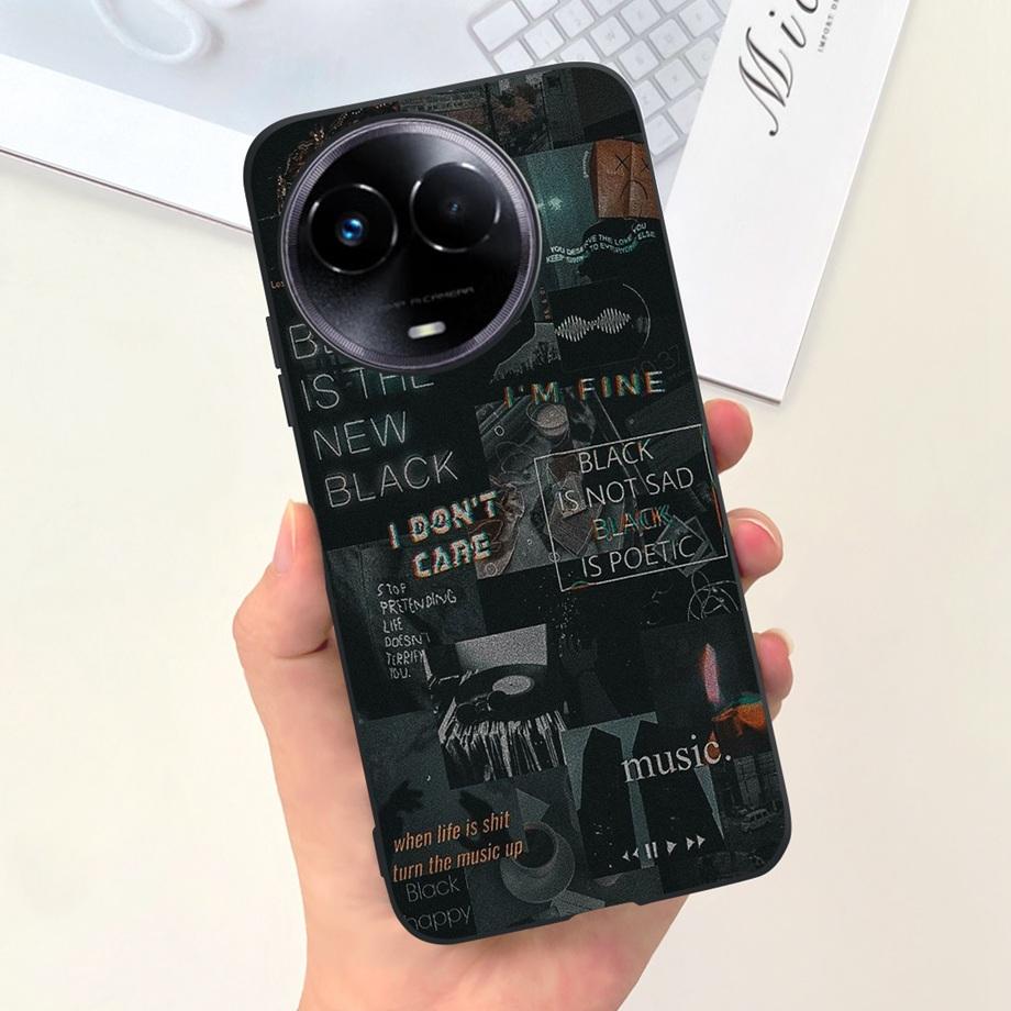 For Realme 11x Case Realme 11 5G Taiwan Cover Soft Silicone Bumper Protective Luxury Print Back Cases For Realme11x  11 x Funda