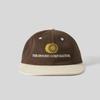 Human & Cat FFOUND33 PEACH FLAT BRIM CAP_BROWN