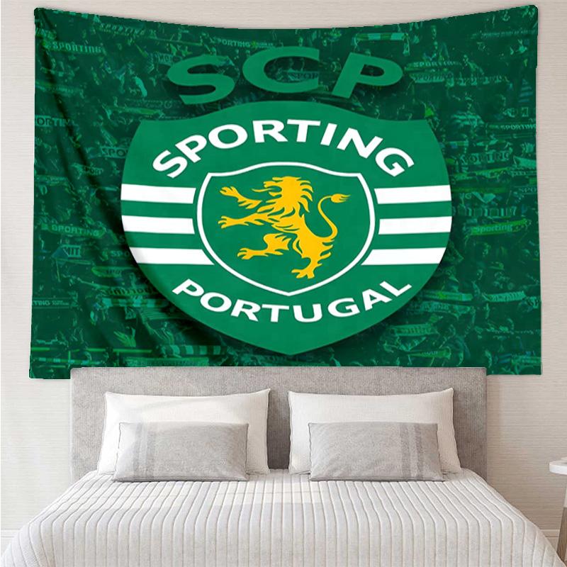 Ruge Leao Sporting Portugal's Pride Tapestry Room Decoration Wall Hanging for Living Room Bedroom, dormitory, Birthday and Christmas gifts