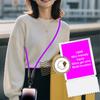 120cm Long 2-In-1 Phones Lanyard Data Cable Type C Mobile Phones Hanging Rope Charging Cord 100W 480Mbps Data Wire