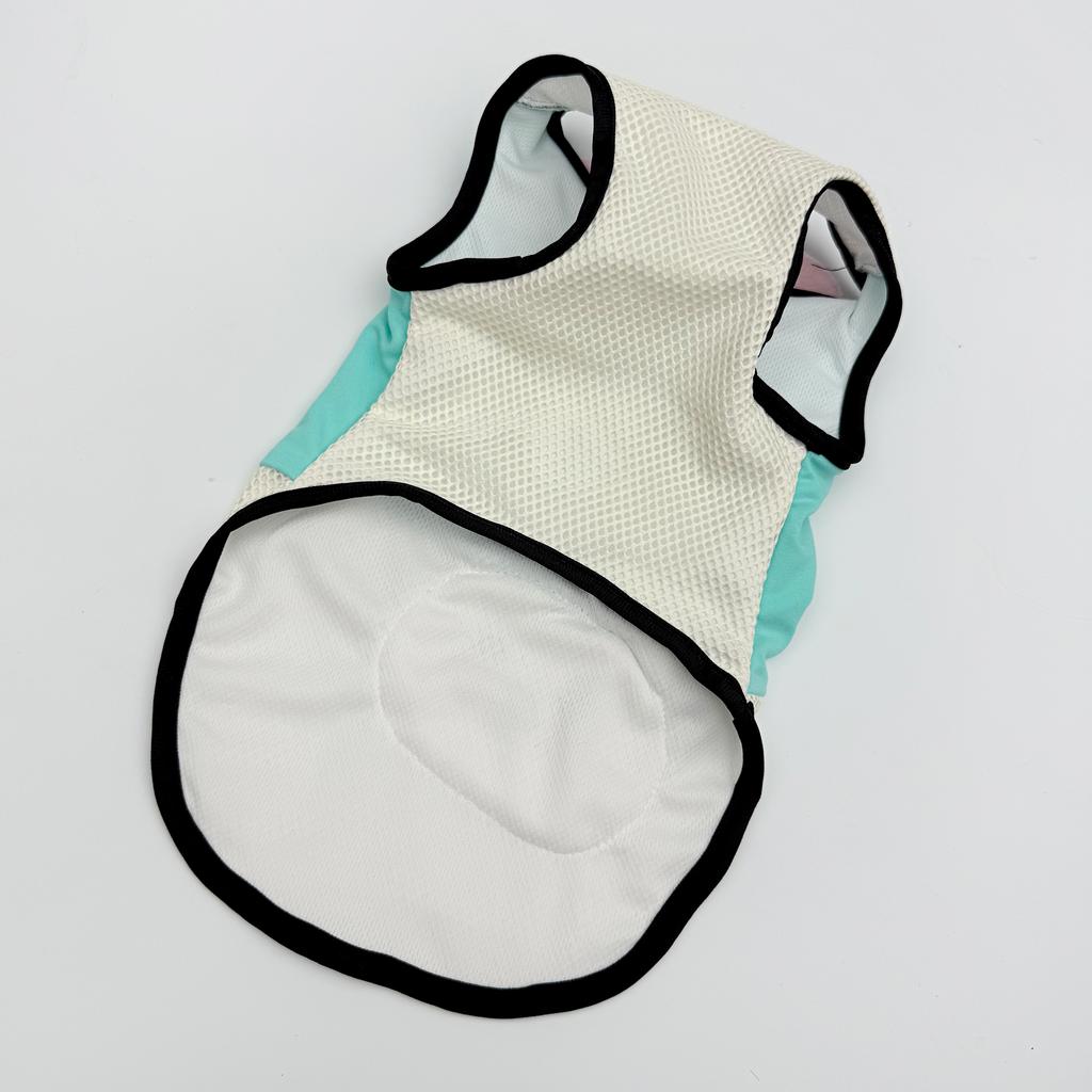 Pet Summer Thin Style Teddy Bichon Sun Protection Vest Dog Clothes Anti Hair Loss Grid Breathable Clothes