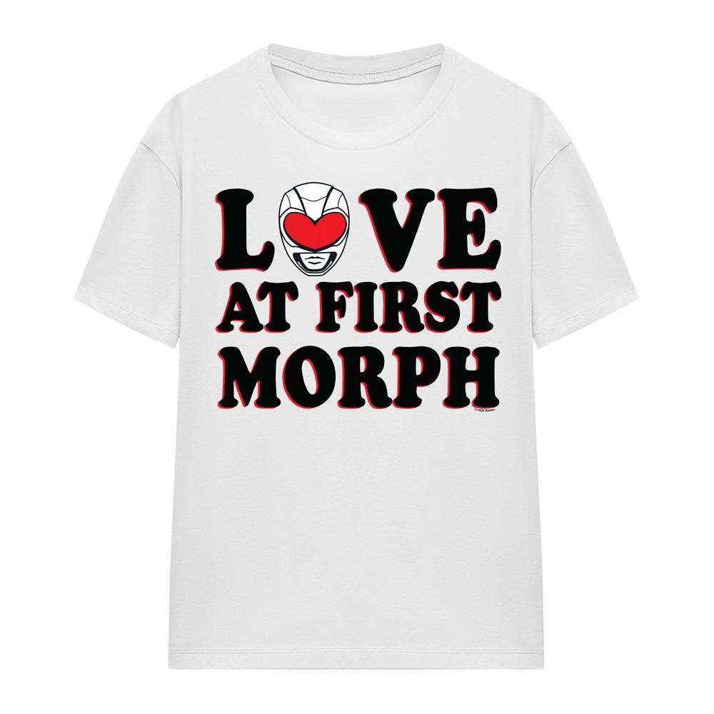 Power Rangers Unisex Adult Love At First Morph T-Shirt