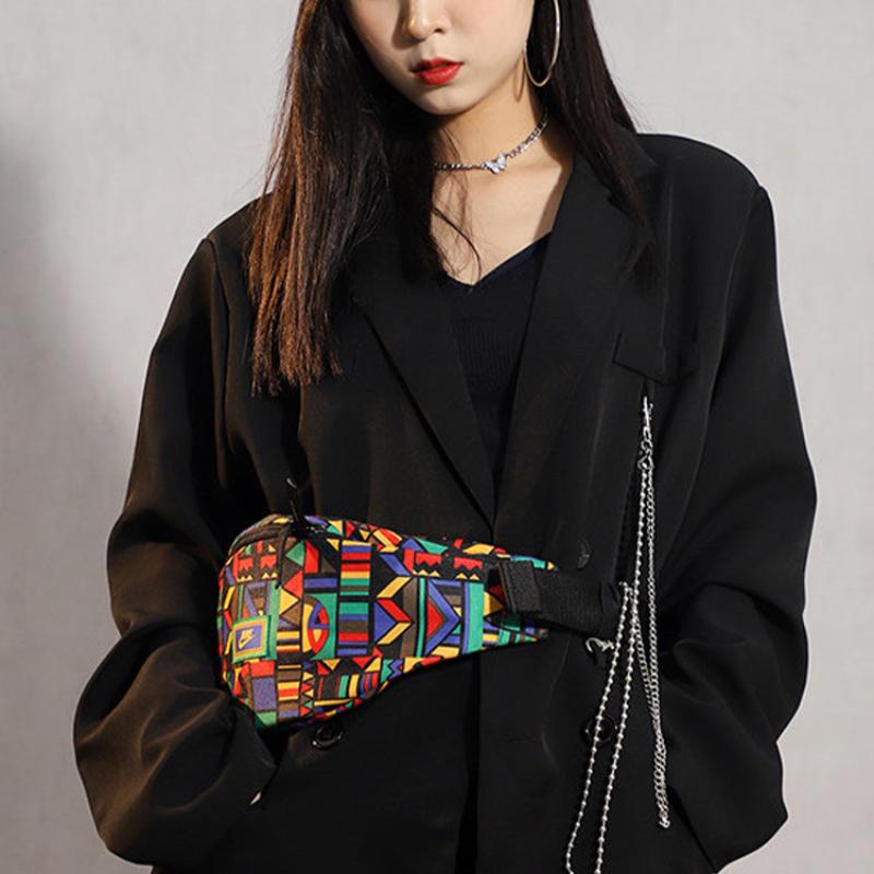 Nike Heritage Polyester Sling Bag Crossbody Bag Fanny Pack Regular Unisex Multicolor Casual DA2155-010