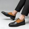 New Britain Lace Up Suede Patchwork Oxford Leather Shoes for Men Dress Wedding Prom Homecoming Footwear Sapatos Tenis Masculino