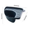 Sink Basket Triangular Draining Sink Rack Suction Cup Plastic Kitchen