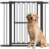 Dog Safety Gate, 76-104 cm Barrier Gate without Drilling, Stair Gate