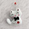 Plush Cat Keychain 9cm Soft Toy Bag Charm For Wedding Gifts