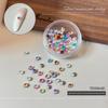 1 Box Mixed-Size Mini Pointed-bottom Round Nail Rhinestone Shiny Luxury Nail Crystal DIY Nail Art Decoration Gems Accessories