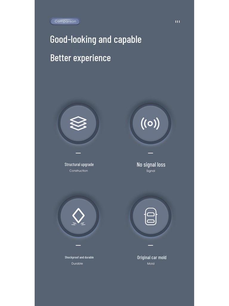 Baojun E100/200/310/530/360 Car Key Case - Metal and Leather Key Shell with Buckle