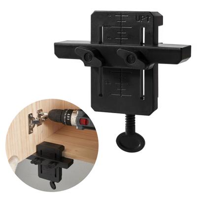 Cabinet Door Installation Positioner Anti-Corrosion Lightweight Adjustable Simple Installation Versatile Hardware Jig Woodworking Tool