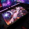 Pokemon Mewtwo Cool DeskMat PC Large MousePad Desk Accessories Gaming Keyboard Mouse Pad Stitch Edge Rubber Base Extended Carpet