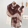 Women's Fashion Scarves Printed Wrap for All Season Casual Scarves for Evening Dresses Lady Lightweight Soft Fashion Long Scarf Wrap Shawl for Women