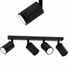 Black Ceiling Light Movable LED GU10 Spotlight Adjustable Spot