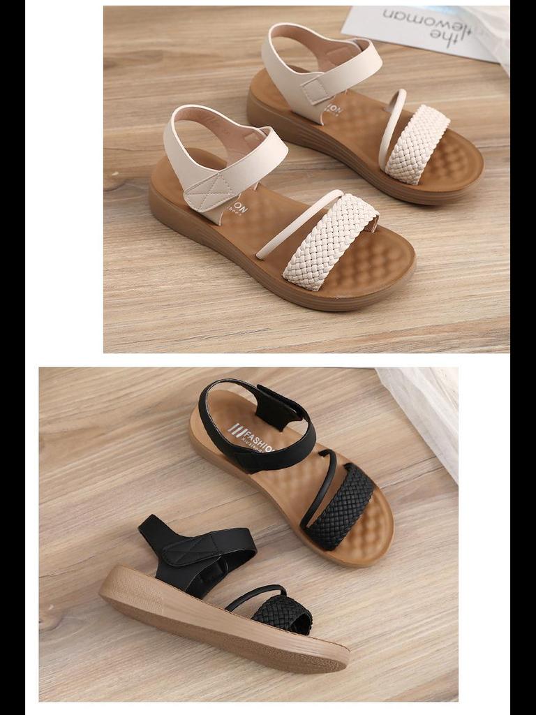 2025 Summer Fashion: Soft Sole Wedge Sandals for Middle-Aged Women