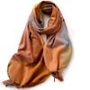 Plaid scarf women's autumn and winter imitation cashmere warm scarf office shawl with high-end scarf women's winter