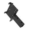Universal Trailer Hitch Winch Mounting Plate with 2inch Receiver Winch Bracket Winch Mounting Plate for ATVs UTVs Lawn