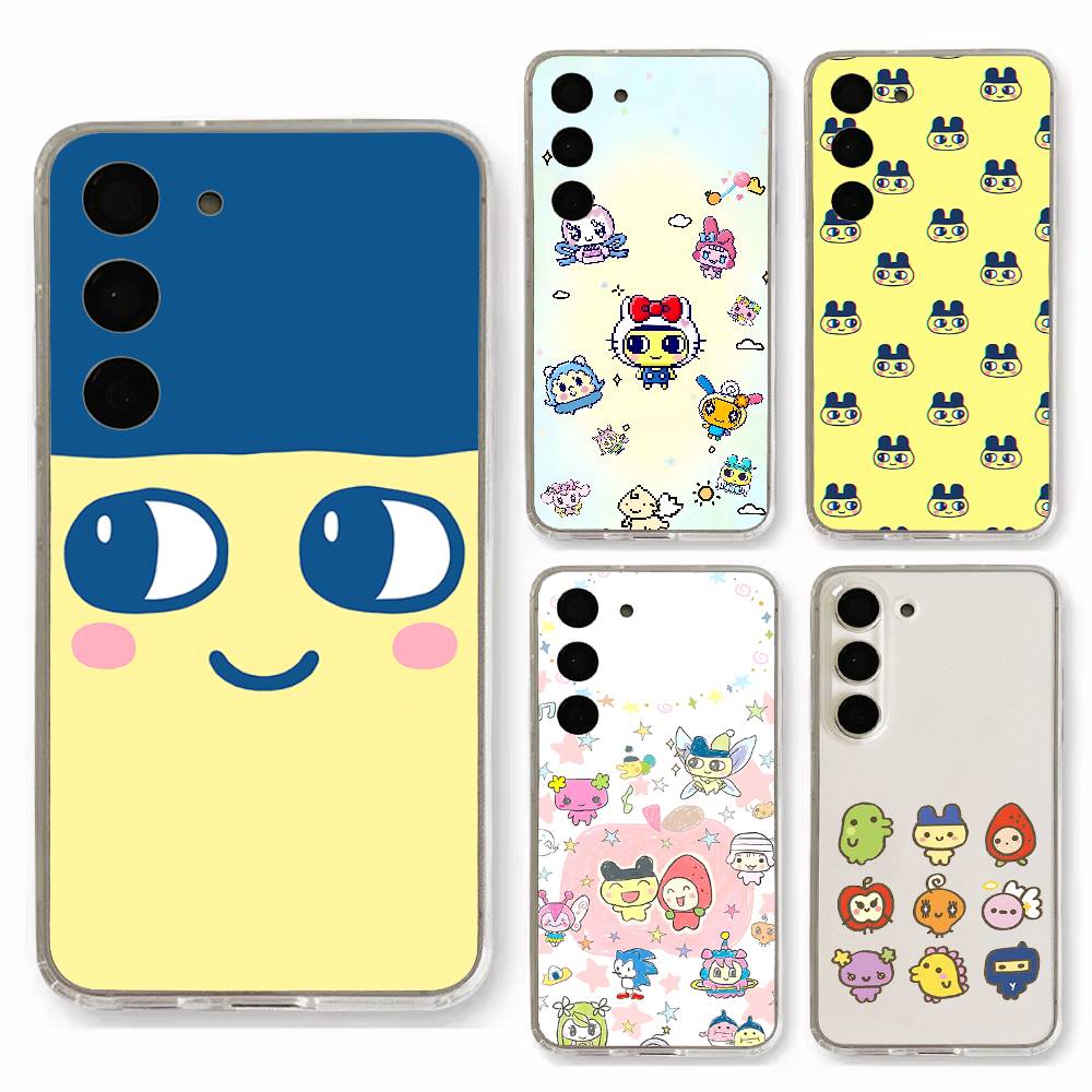 Cute T-tamagotchi-S Anti-Fingerprint Transparent Phone Case For Samsung Galaxy A52,A12,A51,S24,S23,S22ULTRA,S21 Edge,S20LITE,Plu