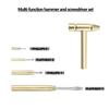 1pc Multifunctional Small Hammer for Home Use, a Six-In-One Tool with a Mini Screwdriver And Metal Hammer