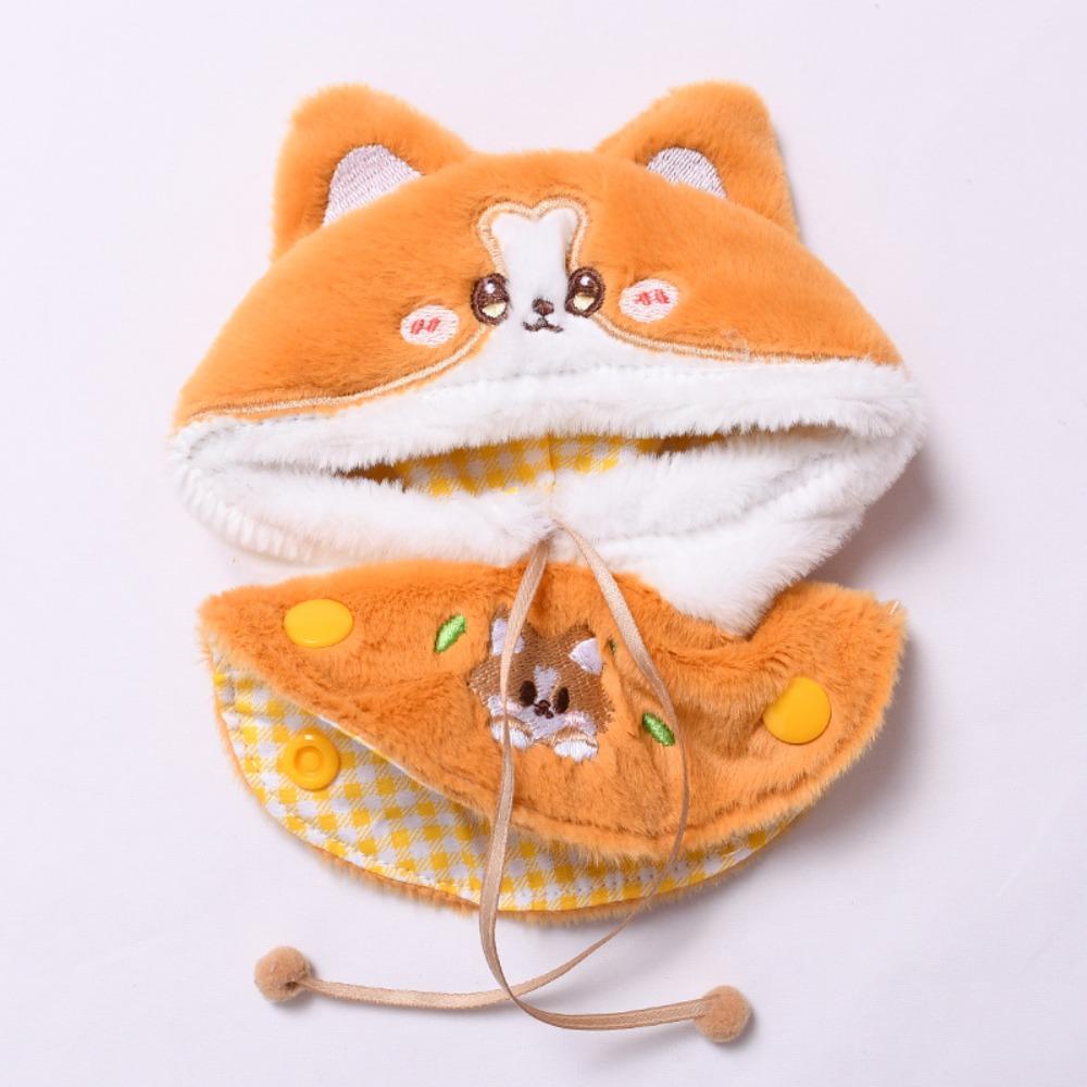 

Плащ Кукла Лабубу Одежда Милое Животное 17см Плюшевые Куклы Одежда Детские Игрушки для Девочек Shiba Inu