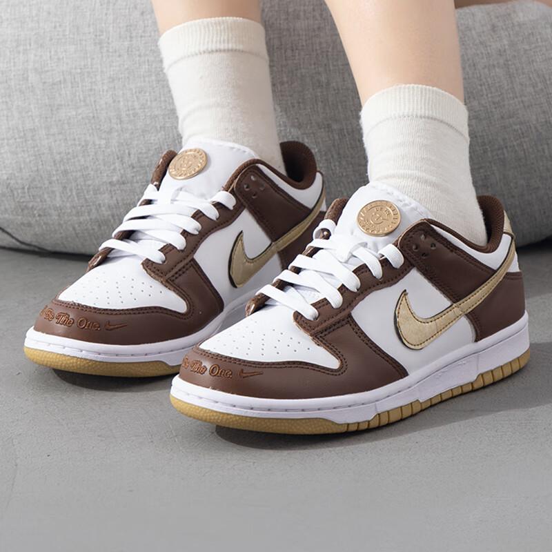 Nike Dunk Low GS Cacao Wow Metalická Zlatá Dětské Tenisky Hnědé Bílé HM3725-171