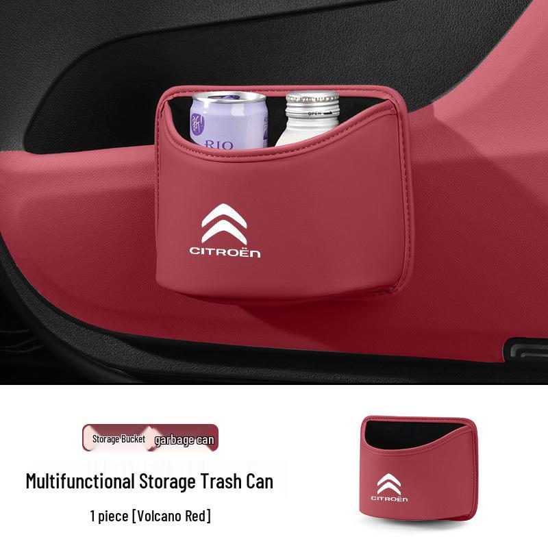 Citroën Car Trash Can for C5 X, C6, C3-XR, C4 - Large Capacity Storage Bin