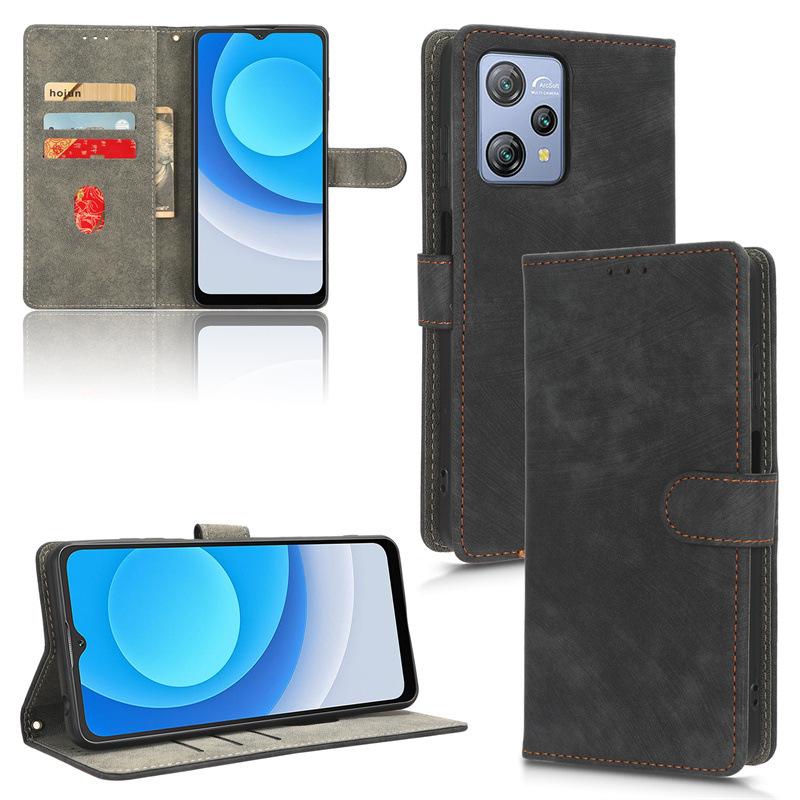 Flip-Cover für Blackview A53/A53 Pro, PU-Leder-Handyhülle, Rundumschutz, stoßfest mit [RFID-Blockierung]