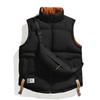 Cotton clothes men wear sleeveless vests on both sides, winter versatile warm jacket, stand-up collar casual cotton-padded clothes, trendy couples