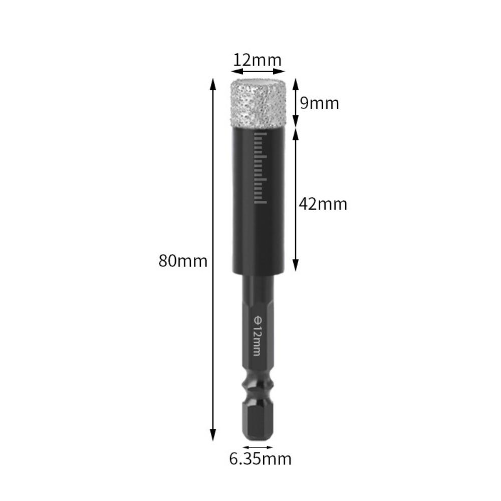 Hex Shank Tile Hole Opener 5-16mm Diamond Drill Bit  for Granite Ceramic Tile Stone Glass