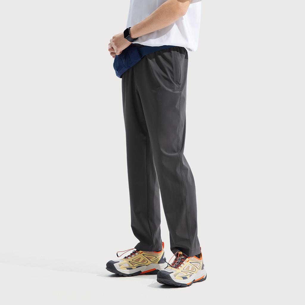 Li Ning Fitness Series Sports Pants Men's Road Gray AYKV483-3